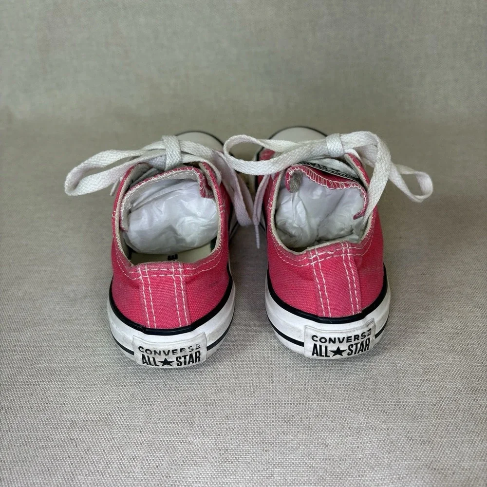 Converse Chuck Taylor‎ All Star Ox Youth Size 13 Shoes Pink Sneakers 370407F